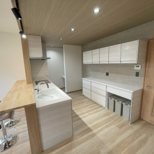 スマート建築によるモデルハウス01_キッチン