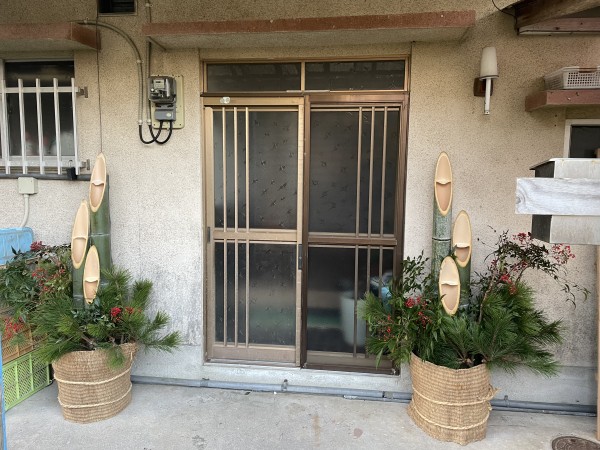 初めての門松作成